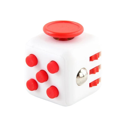 Anti-Irritability Decompression Toy, Hand Pinching, Anxiety Relief, Playable Fingertip Dice, Magic Cube, 6 Sides 