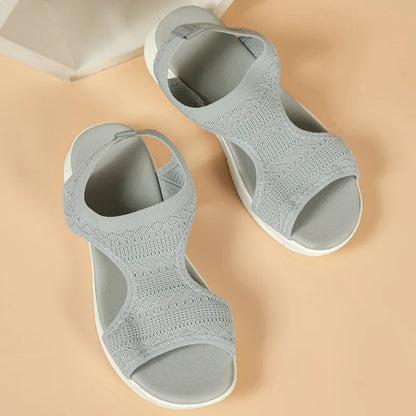 Zapatos de mujer Verano 2024 Sandalias deportivas casuales y cómodas Sandalias de cuña de playa para mujer Sandalias de plataforma para mujer Sandalias romanas Tallas grandes