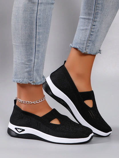 Zapatillas deportivas de primavera para mujer, modernas, transpirables, ligeras, antideslizantes, resistentes al desgaste, informales, planas.