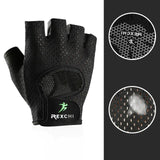 Guantes de entrenamiento antideslizantes de medio dedo para hombres y mujeres, levantamiento de pesas, gimnasio, fitness, culturismo, ciclismo, protector de palma. 