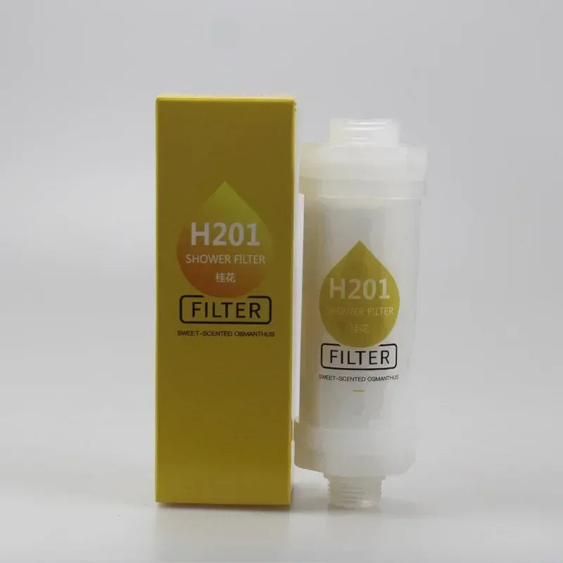 Filtro para chuveiro perfumado cabeça de chuveiro amaciante água melhorar a remoção da pele do cabelo purificador chuveiro acessórios do banheiro
