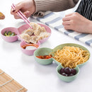 Kid Cartoon Mouse Mickey Bowl Plates Lunch Box Kid Baby Kids Infant Rice Food Bowl Plastic Dinnerware