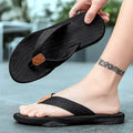 Men's Flip Flops Casual Beach Shoes Large Size Men Sandals Summer Leisure anti slip Leisure anti slip