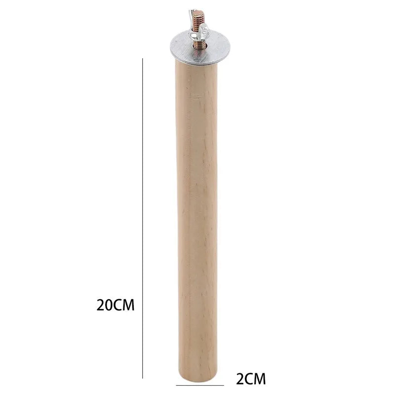 10/14/20//25cm Parrot Pet Raw Wood Hanging Stand Rack Toy Parakeet Hamster Branch Perches Bird Cage Accessories