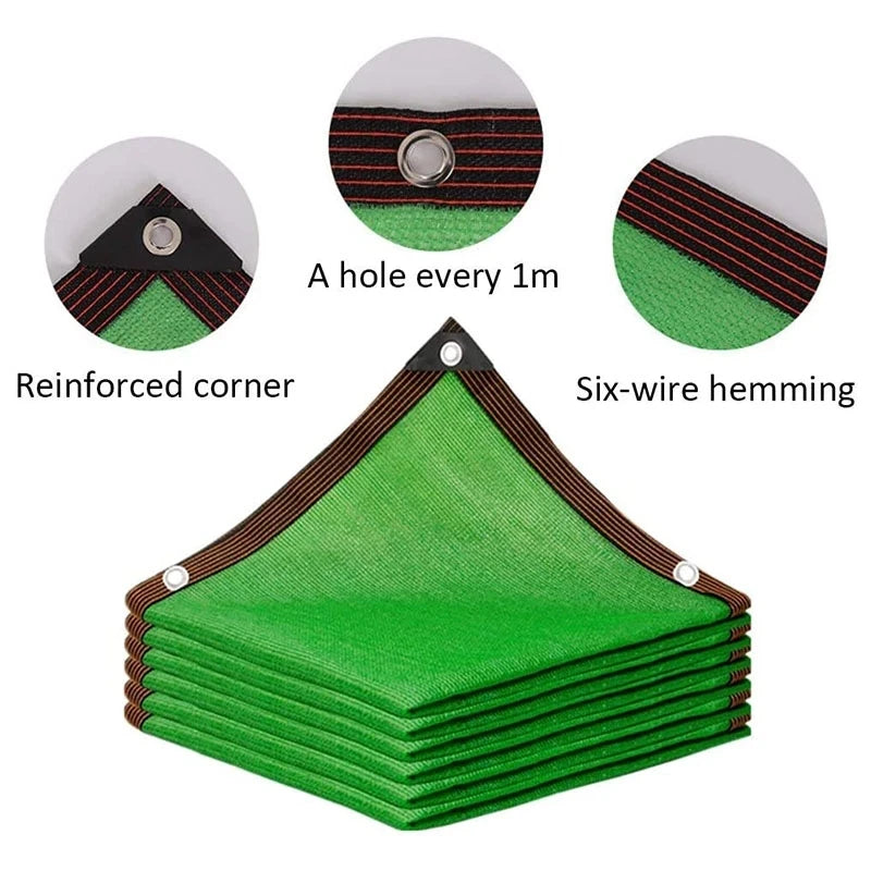 Garden sunshade net, UV protection, outdoor pergola, sunshade, swimming pool sunshade, plant canopy