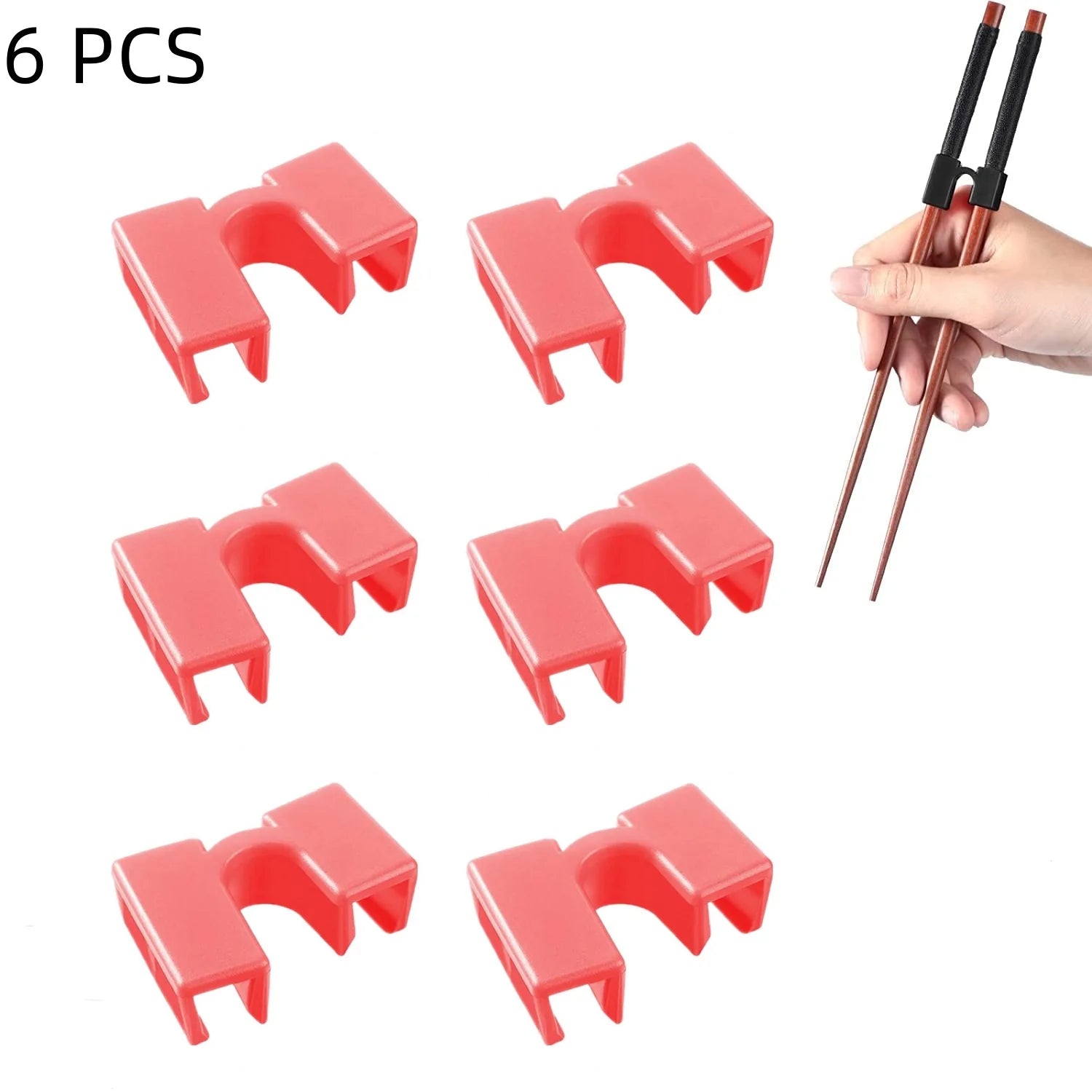 5/6/8PCS Reusable Chopstick Helpers Training Chinese Chopstick Holder For Children Beginner Trainers Learner Kitchen Tableware