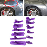 12Pcs Car Body Dent Repair Tool Dent Removal Pullers Glues Tabs,Auto Body Paintless Dent Removal Tool Dent Lifters Glues Tabs