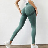 Leggings de yoga negros sexys de cintura alta con realce de glúteos, gruesos, para entrenamiento, tallas grandes, para mujer, tallas S-XXL 