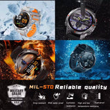 Forerunner 570 GPS Smart Watch 3ATM Waterproof  AMOLED Screen MULTI-BAND GNSS Compass Altimeter Flashlight Sports Smartwatch Men