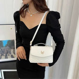 PU Versatile and Fashionable Portable Small Square Bag Single Shoulder Crossbody Bag Luxury Designer Handbag Women's Bags