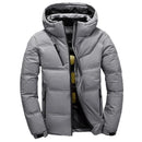 -20 Degree Down Jacket Male Winter Parkas Men White Duck Down Jacket Hooded Outdoor Thick Warm Padded Snow Coat Oversize M-4XL
