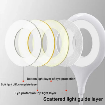 USB 18LEDs Direct Plug Portable Lamp Notebook Computer Lamp Eye Protection Student Study Reading Available Night Light Lighting