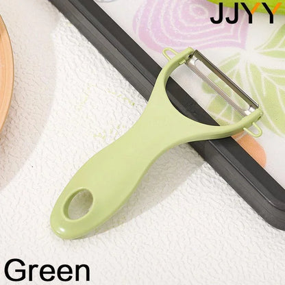 Cuchillo pelador de acero inoxidable JJYY, raspador de melón y fruta, pelador de patatas, manzanas, pepinos, herramientas de cocina