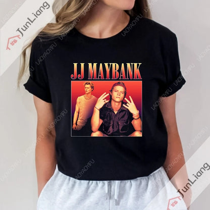 JJ Maybank T-shirt Men's Harajuku Kawaii Graphic T-shirt Men's and women's casual Breathe Life T-shirt