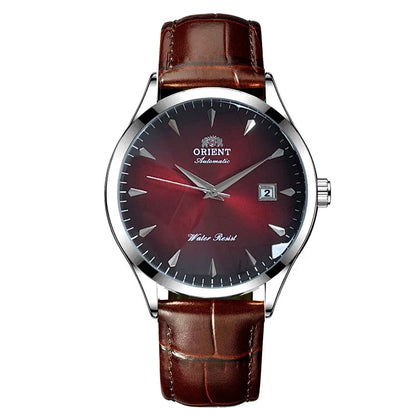 Orient Automatic Men's Watch, Black Dial Stainless Steel Band, Water Resistant Classic Business Wristwatch with Date Display