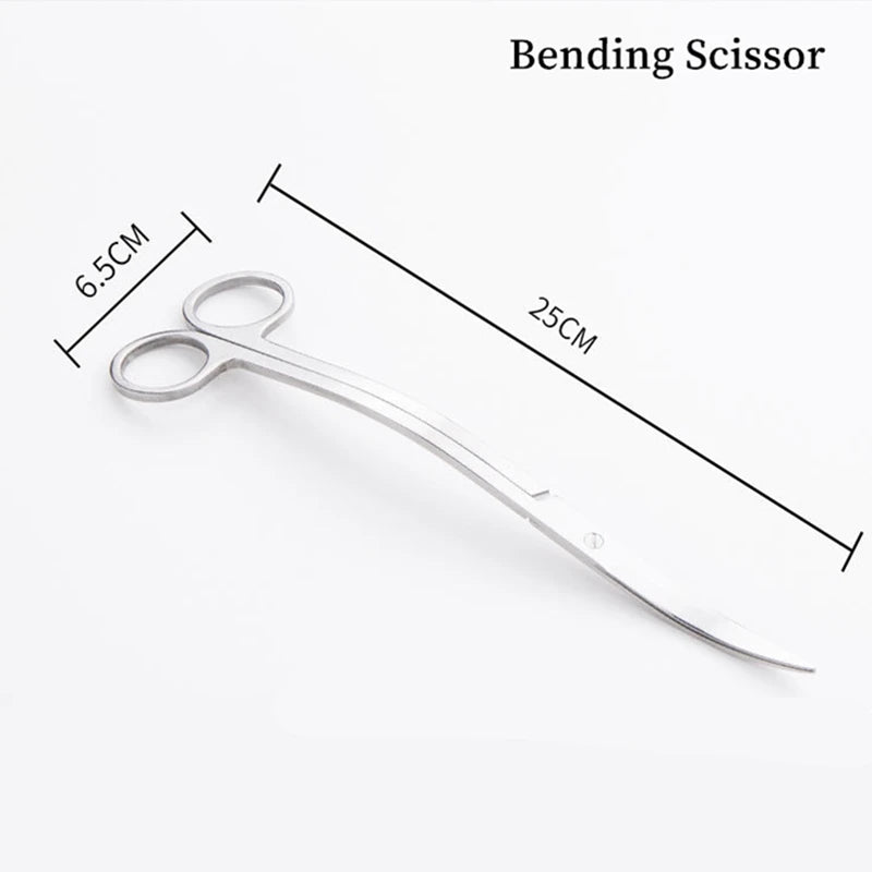 Aquarium Tank Aquascaping Tools Aquarium Scissor Tweezers Tool Stainless Steel Aquatic Plants Set for Aquarium Maintenance
