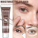 Creme para a área dos olhos com cafeína natural, potente ação hidratante e firmadora (20g), indicado para bolsas e olheiras. Após o uso, promove um efeito lifting na região dos olhos, reduzindo rugas e sinais de envelhe