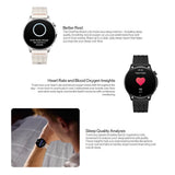 OnePlus Watch Lite SmartWatch (Versão Global), Tela de 1,46 polegadas, 59g, 10 dias de bateria confiável, Monitoramento de frequência cardíaca e oxigenação sanguínea.