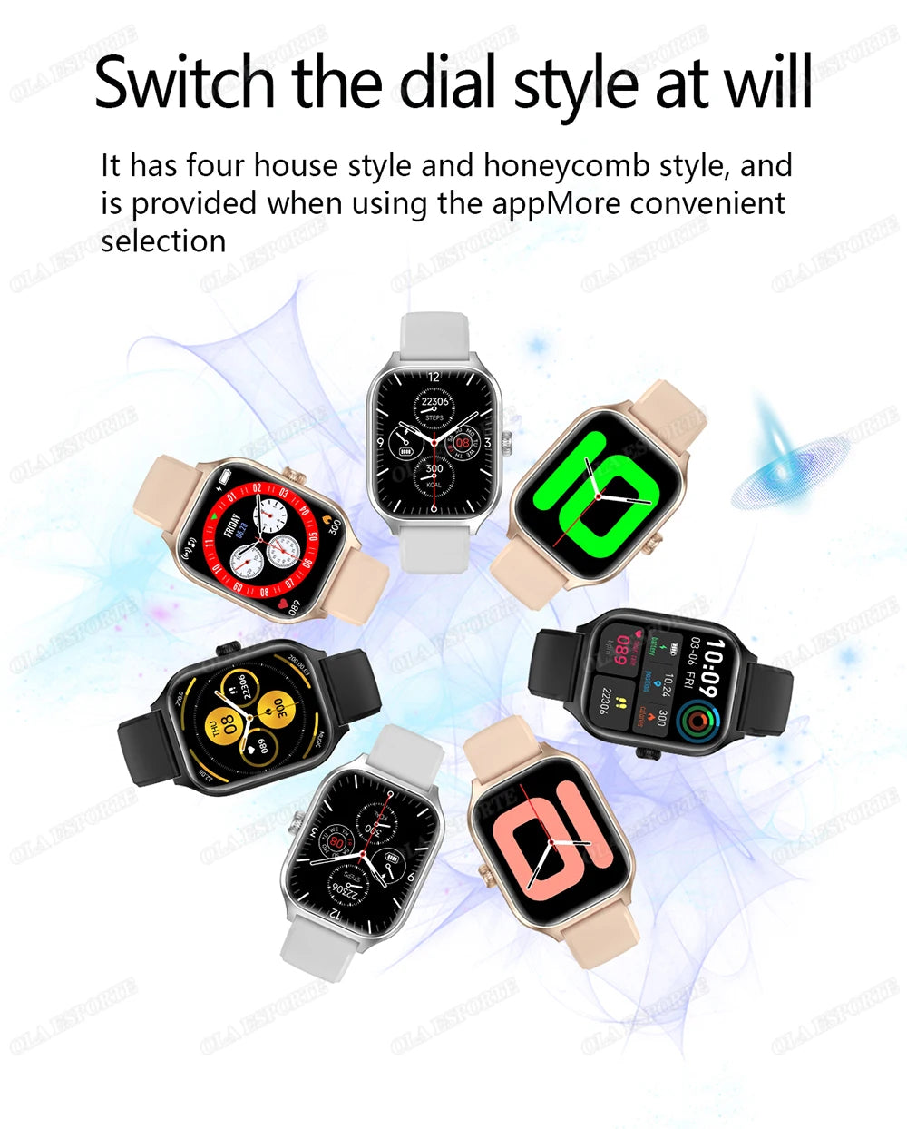 Smart Watch For Android IOS Watches 1.83inch HD Display Bluetooth Call Message Alert Music Sports Mode Smartwatch Men Women Ht30
