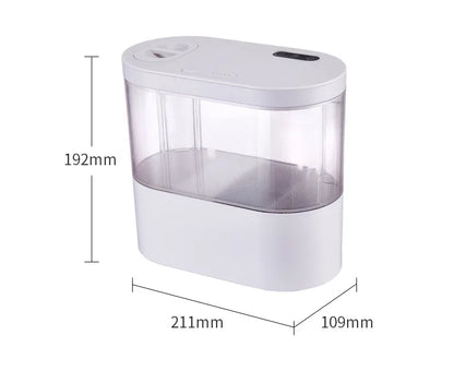 USB Mini Desktop Aquarium Built-in Water Pump / LED light / Filter Self circulation and self circulation goldfish tank