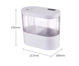 USB Mini Desktop Aquarium Built-in Water Pump / LED light / Filter Self circulation and self circulation goldfish tank