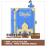 Dream Princess 3D Storybook Building Blocks Books Anime Film MOC Bricks Toys Cute Fairy Tales Model Children Girl Birthday Gifts