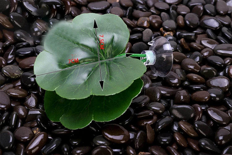 1pcs Fish Tank Artificial Leaf fish rest bed decor Aquarium Decoration Floating Bed Leaf Hammock FightingPerch Betta Spawning