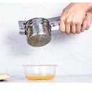 Prensa de puré de papas de acero inoxidable, exprimidor de frutas y verduras, herramientas de cocina 