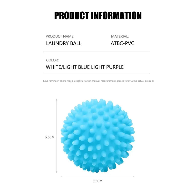 1/3PCS Magic Laundry Balls Reusable PVC Solid Cleaning Ball Household Cleaning Washing Machine Accessories Clothes Softener
