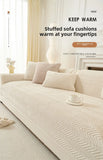1PC Velvet Thicken Sofa Seat Cover Nordic Universal Sofa Cushion Slipcover Anti-slip L Corner Couch Towel Mat for Living Room