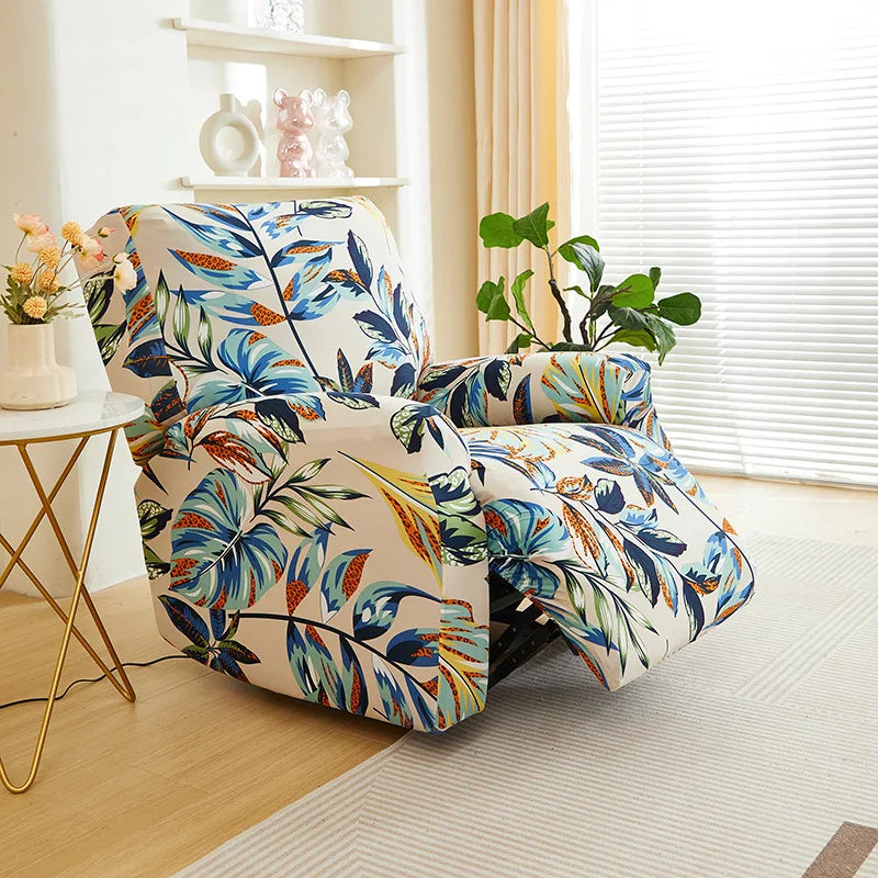 Elastic Recliner Sofa Cover Printed Slipcover Chair Sofa Protector Relax Armchair Stretch Couch Covers For Living Room