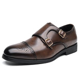 Sapatos Oxford Masculinos Italianos Marrons Cano Baixo Casual de Negócios Sapatos de Couro Masculinos para Banquete Sola Macia Tamanho Grande: 38-48