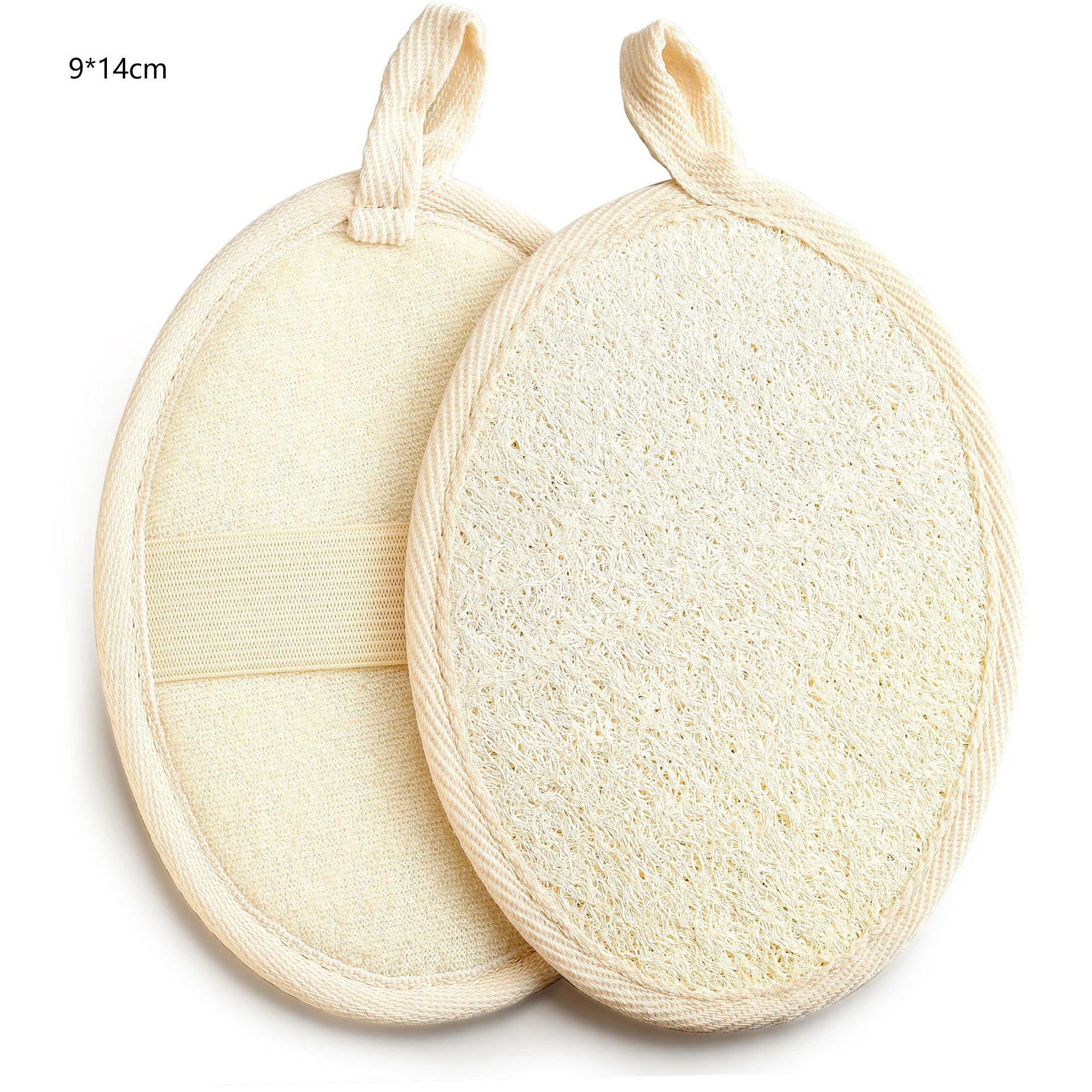Natural Loofah Bath Scrub Sheet Scrubbing Sheet Bath Towel Body Scrubbing Exfoliation Soft Loofah Bath Brush Bathroom Supplies
