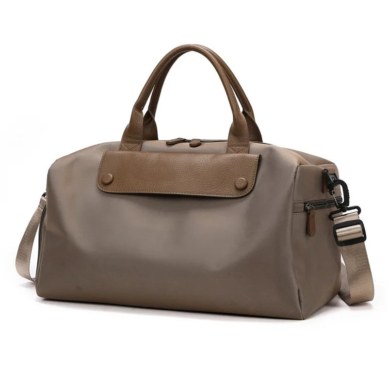 Customizable Name Crossbody Sports and Fitness Bag Oxford Cloth Women's Bag Luggage Bag Lightweight Short Distance Travel Bag