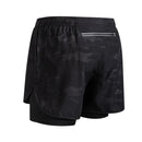 2025 New Men's Running Shorts Fitness Quick-drying Double Layer Shorts Men Workout Training sweatpants Bodybuilding Short Pants