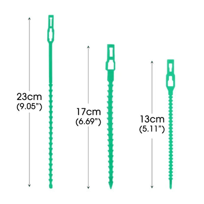 Reusable Garden Cable Ties Plant Vine Tree Shrubs Support Fastener Locking Nylon Adjustable Zipper Cables Ties Organizer Tools
