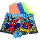 Cartoon Spider Man Children's Boys Underwear Four Flat Corner Pants Milk Silk Small Medium Big Children