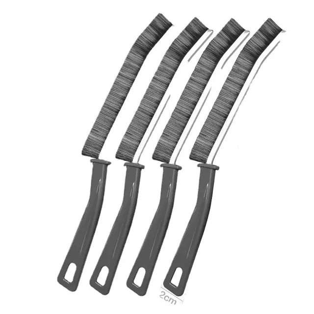 Escova multifuncional de limpeza de gap, pequena escova dura para limpeza, ferramenta para cozinha cega, aplicar para, 4 peças