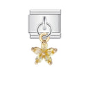 URING New Italian Charm Bracelet Pendant Series Shell Imitation Pearl Heart Personalized Assembly Chain Y2k DIY Making Jewelry