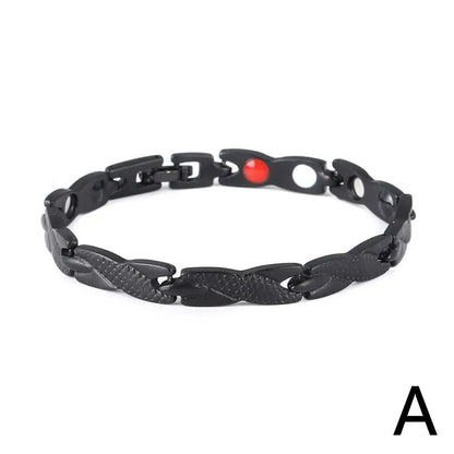Pulsera magnética de terapia con diseño de dragón para mujer y hombre.