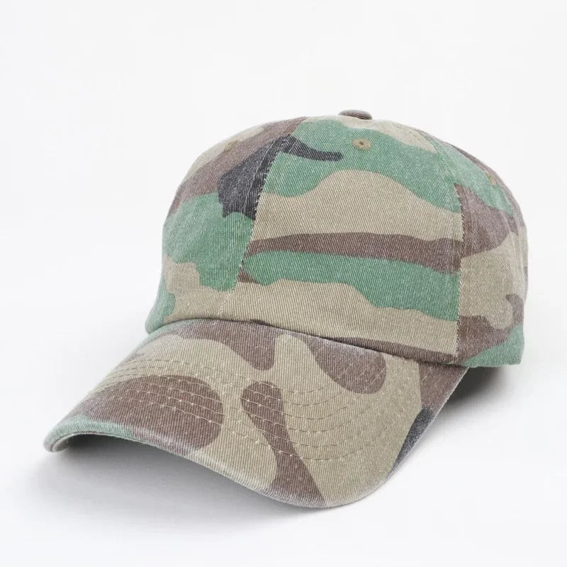 Japanese Style Street Tide Brand Soft Top Camouflage Baseball Cap Female Face Little Wild Peaked Chapéu Da Nike Cap