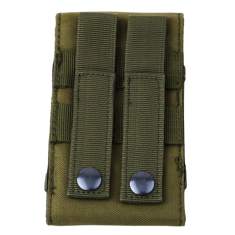 Bolsa de camuflaje para exteriores, soporte para teléfono, funda deportiva para cinturón, impermeable, de nailon, EDC, para caza deportiva, bolsas de camuflaje en mochila