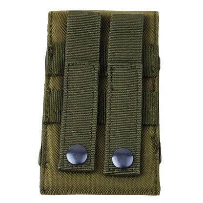Bolsa de camuflaje para exteriores, soporte para teléfono, funda deportiva para cinturón, impermeable, de nailon, EDC, para caza deportiva, bolsas de camuflaje en mochila