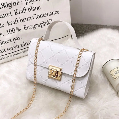 Minimalist Pu Leather Chain Shoulder Bag High-capacity Underarm Handbag Single Shoulder Bag Tote Bags Female Crossbody Bag
