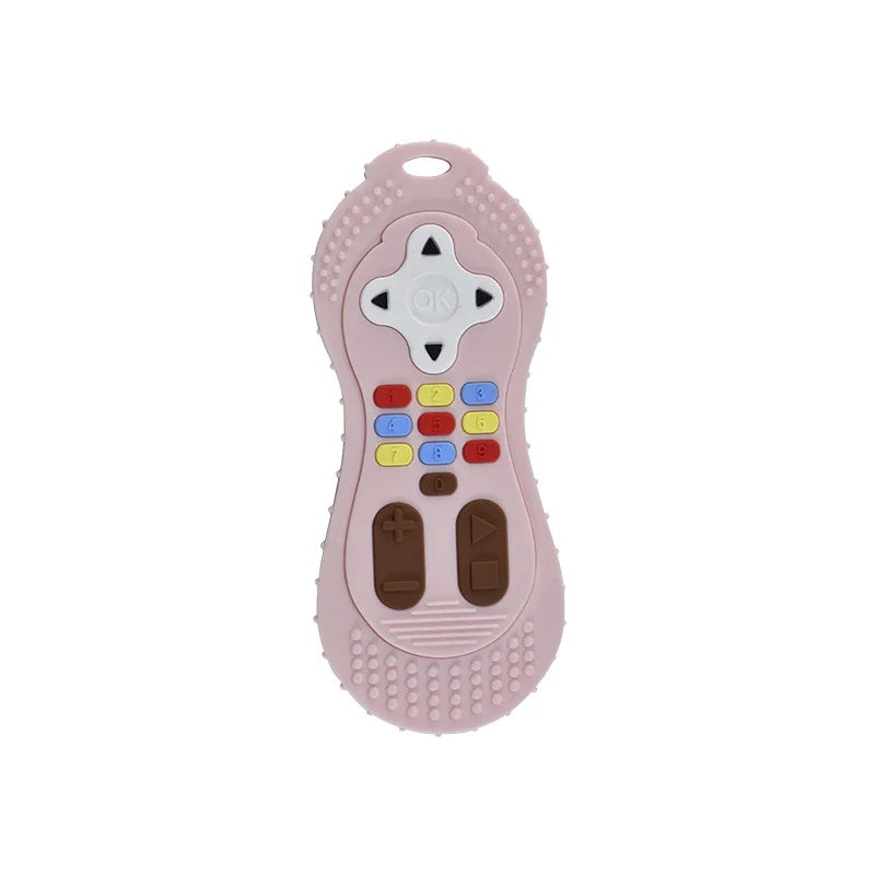 Baby Teething Toys Silicone Chew Teether Teethers for Babies Development Baby Rattle Newborn Infant Sensory Baby Toys 0-3-6-12 M