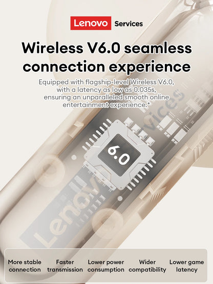 Original Lenovo LE230 New Bluetooth Earphones Wireless Headset TWS Touch Control Earbuds Hifi Headphone Waterproof Mic Earbuds