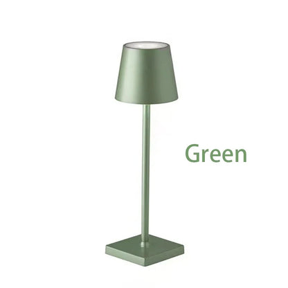 LED Table Lamps 3Levels Dimmable Wireless Led Desk Lamp Touch Bedside Creative Ambient Light USB Rechargeable Bar Outdoor Decor