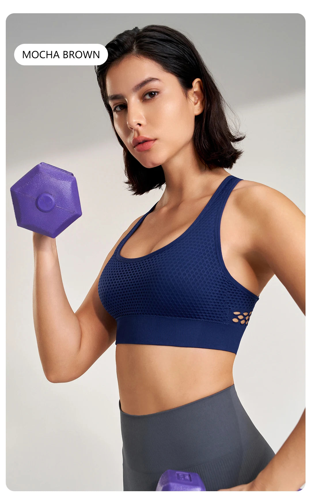 Ropa interior deportiva transpirable y a prueba de golpes para mujer, sujetador de yoga para correr, entrenamiento, espalda descubierta, push up, para gimnasio y ejercicio.