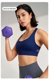 Ropa interior deportiva transpirable y a prueba de golpes para mujer, sujetador de yoga para correr, entrenamiento, espalda descubierta, push up, para gimnasio y ejercicio.