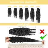 Kit mechas cabelo humanos crespo encaracolado 3C/4A - virgem premium